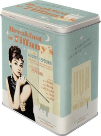 Nostalgic Art Retro Breakfast at Tiffany's blue Aufbewahrungsbehälter 3l