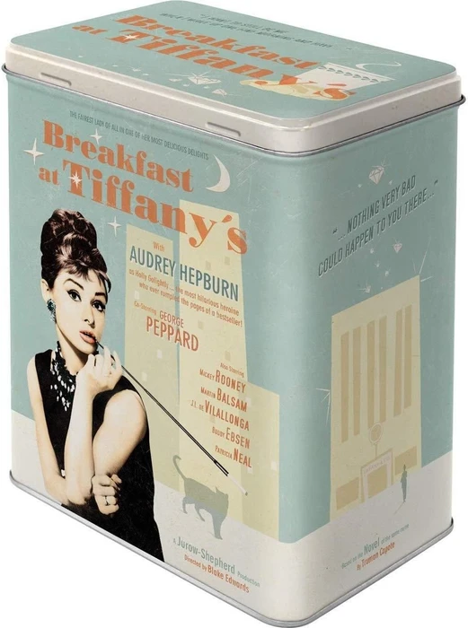Nostalgic Art Retro Breakfast at Tiffany's blue Aufbewahrungsbehälter 3l