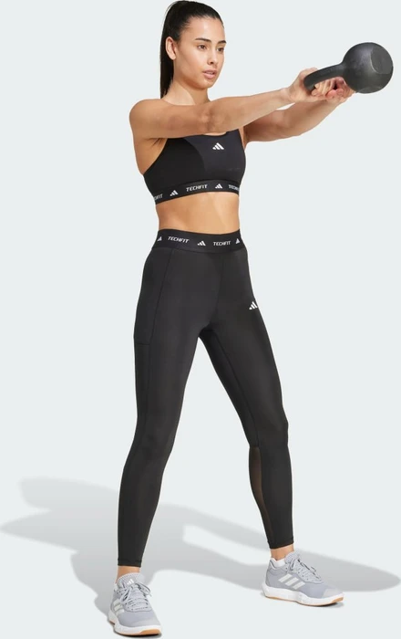 adidas TECHFIT Stash Pocket Full-Length Hose lang black (Damen)