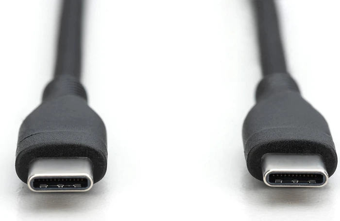 Digitus USB-C Kabel, USB 2.0, 60W PD 3.0, USB-C [Stecker] auf USB-C [Stecker], 2m schwarz