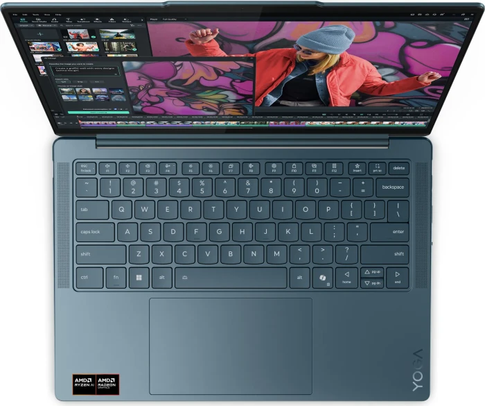 Lenovo Yoga Slim 7 14AKP10, Tidal Teal, Ryzen AI 5 340, 16GB RAM, 512GB SSD, DE