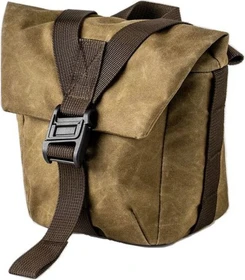 Wotancraft Pilot Travel Camera Bag 2L Khaki Brown Canvas