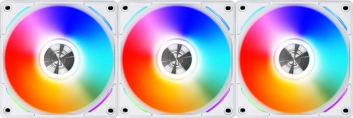 Lian Li Uni Fan AL120, weiß, LED-Steuerung, Lüftersteuerung, 120mm, 3er-Pack