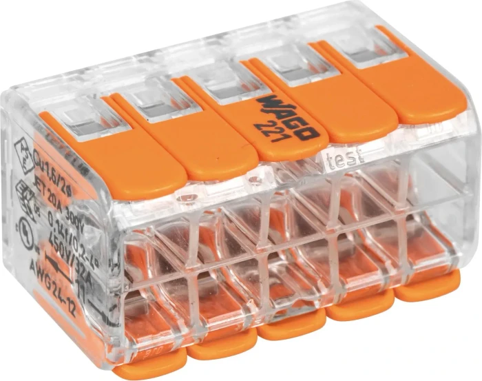 Wago COMPACT-Verbindungsklemme bis 4mm² 10-Leiter, 1 Stück