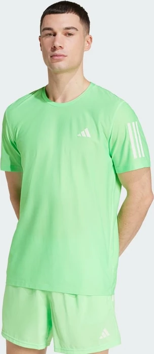 adidas Own the Run Laufshirt kurzarm lime burst (Herren)
