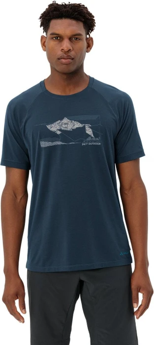 Vaude Gleann II Funktionsshirt kurzarm dark sea (Herren)