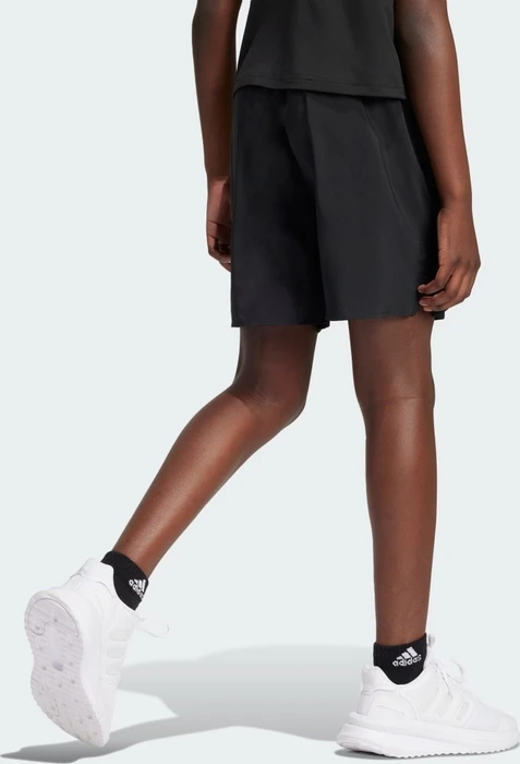 adidas Woven Running Laufhose kurz black/reflective silver (Junior)