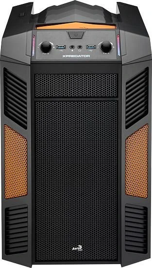 AeroCool Xpredator Cube Orange Edition, Acrylfenster