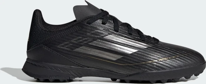 adidas F50 League TF core black/iron metallic/gold metallic (Junior)