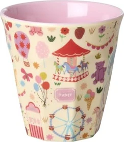 Rice by Rice Kinderbecher medium fun fair rosa