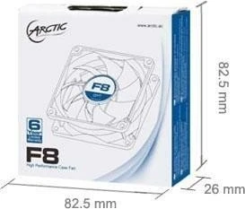 ARCTIC F8, 80mm, 5er-Pack
