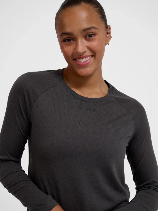 hummel MT Vanja Funktionsshirt langarm espresso (Damen)