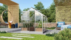 Vitavia Venus 3800 ESG 3mm Gewächshaus alu