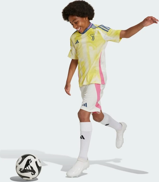 adidas Juventus Turin 2024/2025 Auswärtstrikot pure sulfur (Junior)