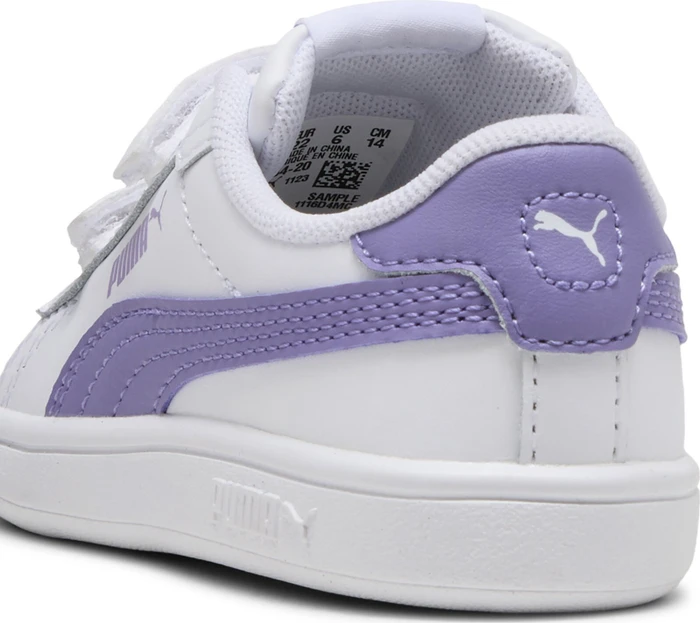 Puma Smash 3.0 Leather V puma white/lavender alert (Junior)