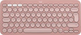 Logitech K380s Pebble Keys 2, rosa, Logi Bolt, USB/Bluetooth, UK (920-011845)