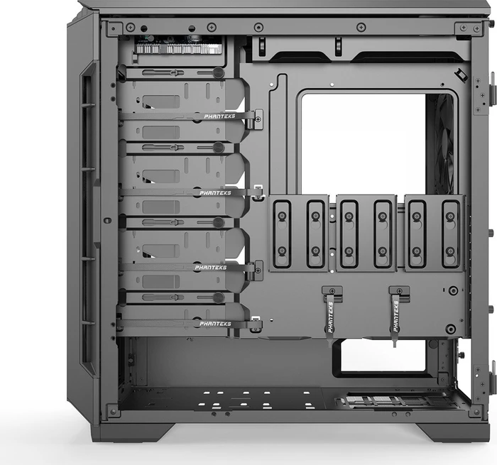 Phanteks Eclipse P600S Satin Black, schwarz, Glasfenster, schallgedämmt