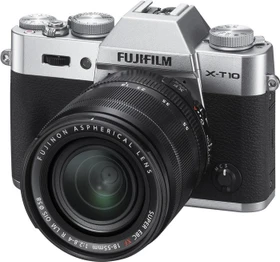 Fujifilm X-T10 silber mit Objektiv Fujinon XC 16-50mm 3.5-5.6 OIS II