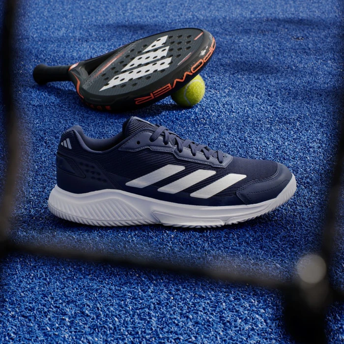 adidas Courtquick Padel dark blue/silver metallic/cloud white (Herren)