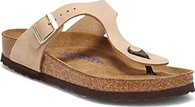 Birkenstock Gizeh Nubukleder sandcastle (Damen)