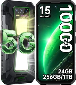 Oukitel WP58 Pro 5G 256GB schwarz/grün