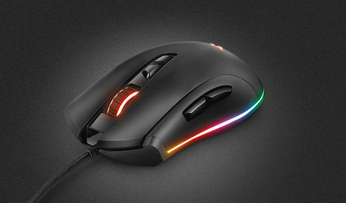 Trust Gaming GXT 900 Kudos RGB Gaming Mouse, schwarz, USB