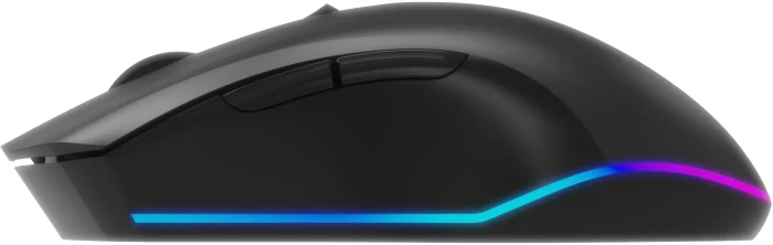 Gembird Firebolt Rechargeable Wireless RGB Gaming Mouse schwarz, USB