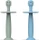 Matchstick Monkey Baby Training Toothbrush mint green/light blue, 2 Stück (MM-TT-S-002)