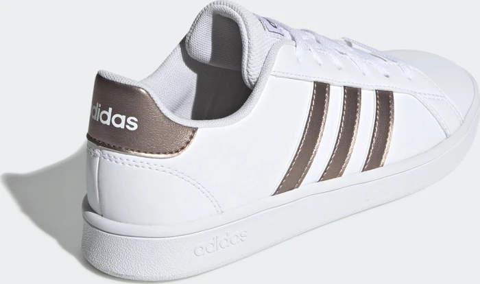 adidas Grand Court cloud white/copper metallic/light granite (Junior)