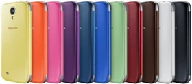 Samsung Flip Cover für Galaxy S4 weiß