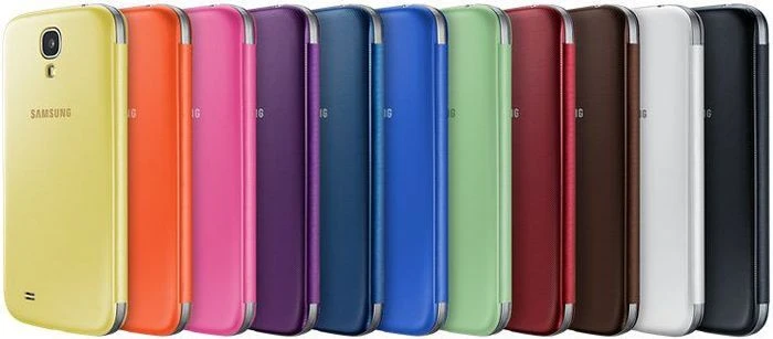 Samsung Flip Cover für Galaxy S4 weiß