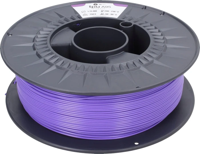 3DJake TPU A95, violett, Spule, 1.75mm, 750g