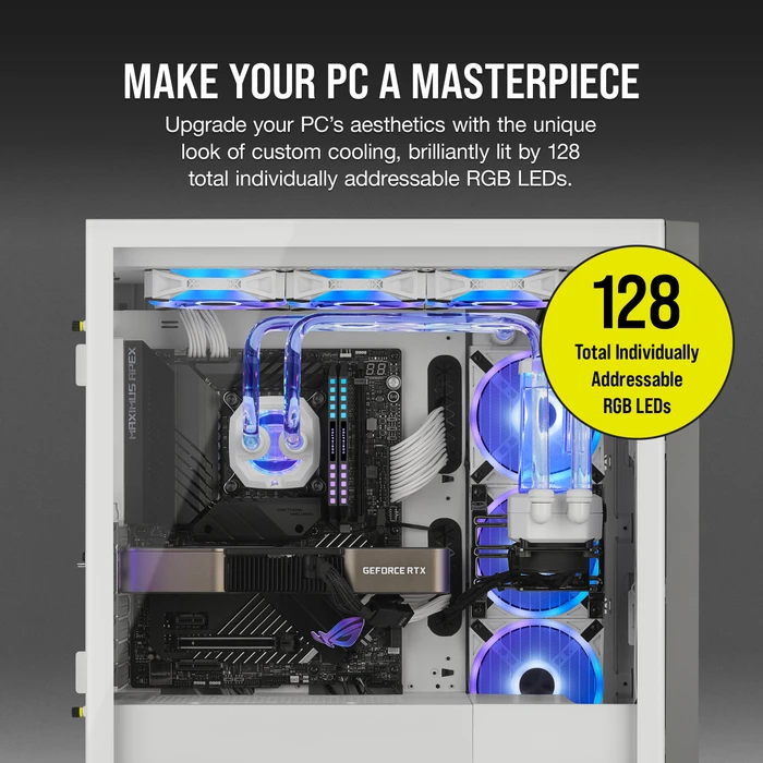 Corsair Hydro X Series iCUE XH305i RGB Pro Custom Cooling Kit, weiß