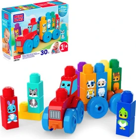 Mattel Mega Bloks Fisher-Price Bau- und Tier-Traktor