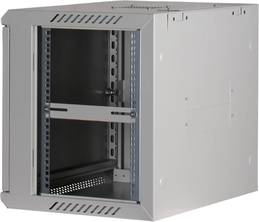 Rockstable 19" Wandschrank 9HE, Stahltür, IP2X, weiß, 440mm tief