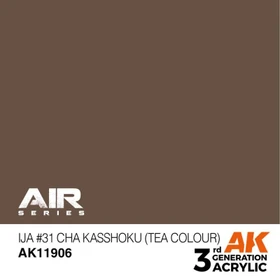 AK-Interactive 3rd Gen Acrylic Colors Air Series IJA #31 cha kasshoku tea colour, 17ml