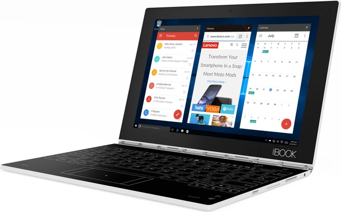 Lenovo Yoga Book Windows YB1-X91F, weiß, 128GB