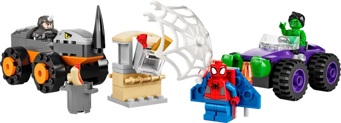 LEGO Juniors - Spider-Man: Hulks und Rhinos Truck-Duell