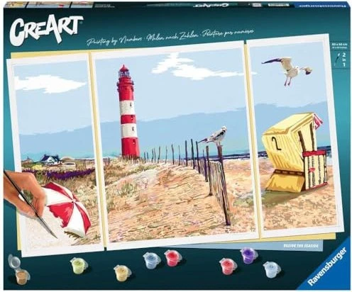 Ravensburger Malen nach Zahlen Beside the Seaside