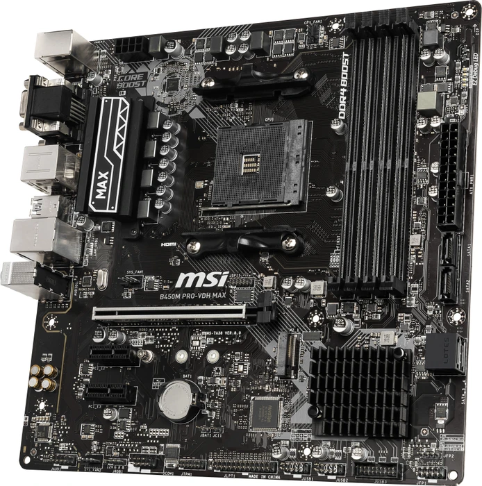 MSI B450M Pro-VDH MAX (AMD AM4)
