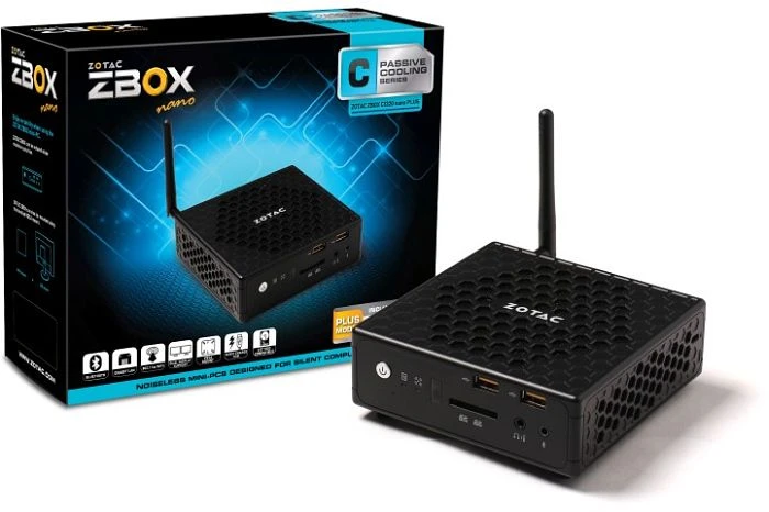 Zotac ZBOX CI320 nano Plus, Celeron N2930, 4GB RAM, 64GB SSD