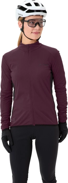 Vaude Matera FZ II Trikot langarm cassis (Damen)