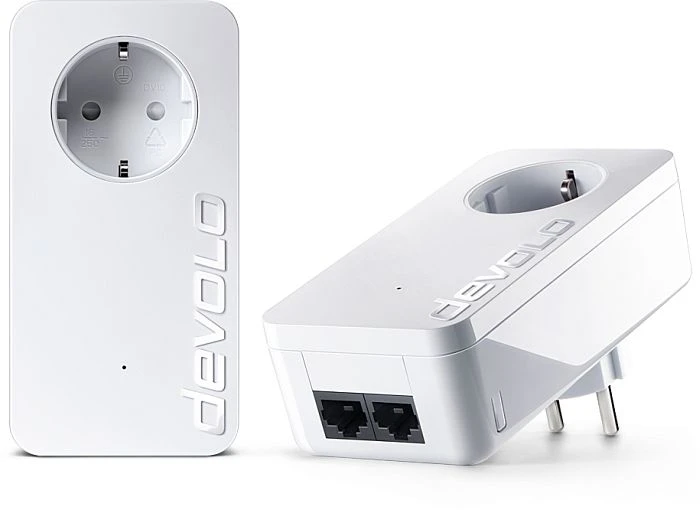 devolo dLAN 550 duo+ Starter Kit, HomePlug AV2, 2x RJ-45, 2er-Pack