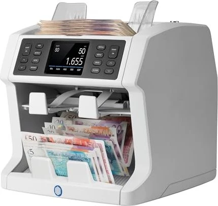 Safescan 2985-SX Geldzählmaschine für alle währungen Grau