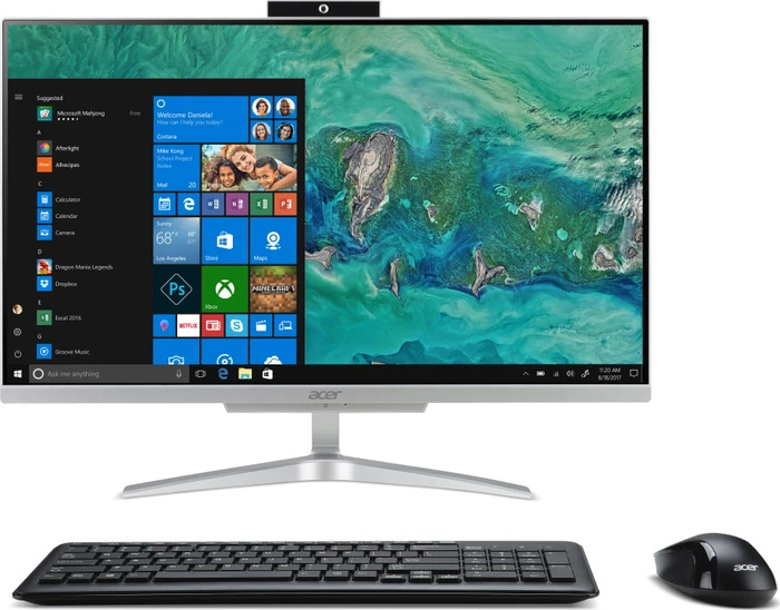 Acer Aspire C24-865, Core i5-8250U, 8GB RAM, 256GB SSD, 1TB HDD