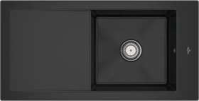Villeroy & Boch Timeline 60 Einbau Becken reversibel pure black