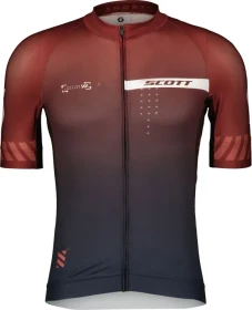 Scott RC Pro Trikot kurzarm wood red/dark blue (Herren)