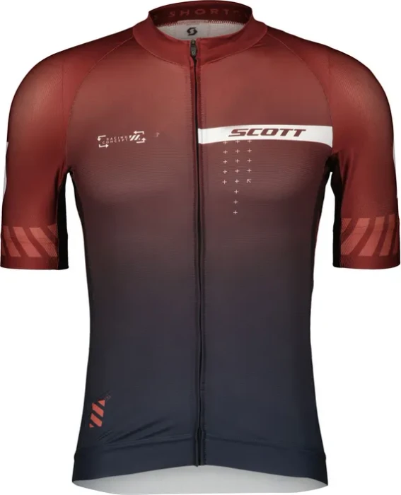 Scott RC Pro Trikot kurzarm wood red/dark blue (Herren)