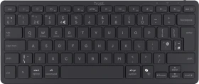 Trust Vira Multi-Device Wireless Keyboard, schwarz, Bluetooth, UK (26185)