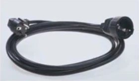 Bachmann Netzkabel Schuko-Verlängerung schwarz, 3m